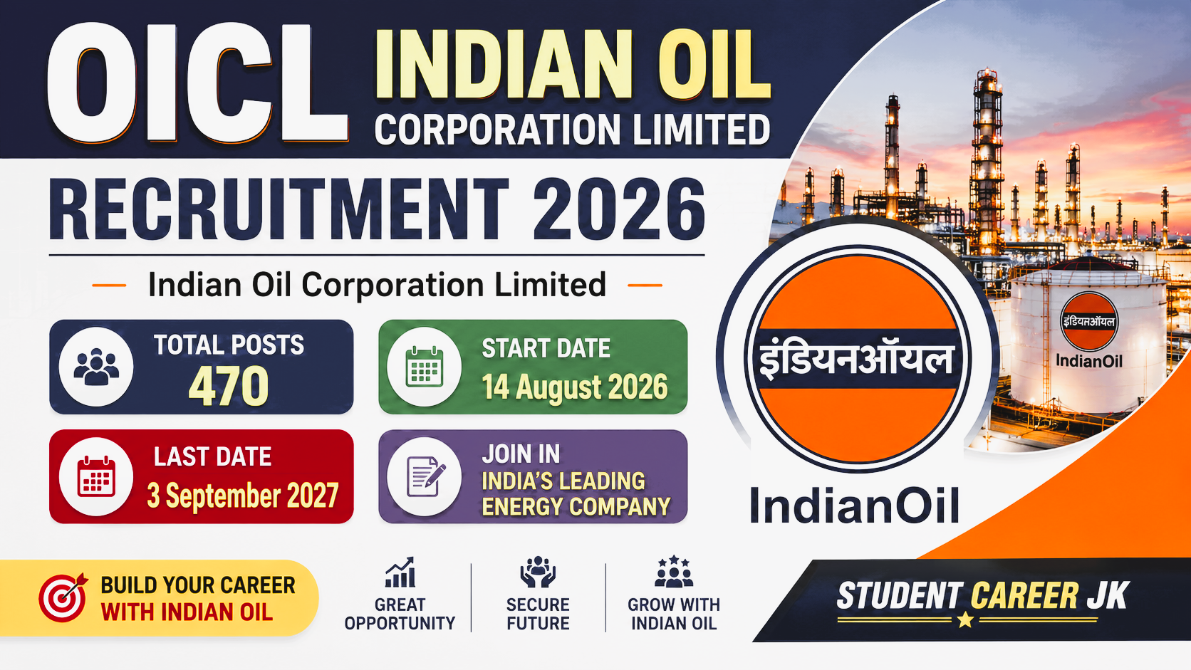 OICL Indian Oil Corporation Limited Recruitment 2026