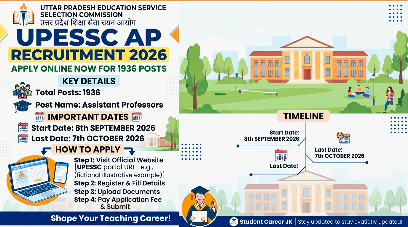 UPESSC AP Recruitment 2026 Apply Online Now For 1936 Posts
